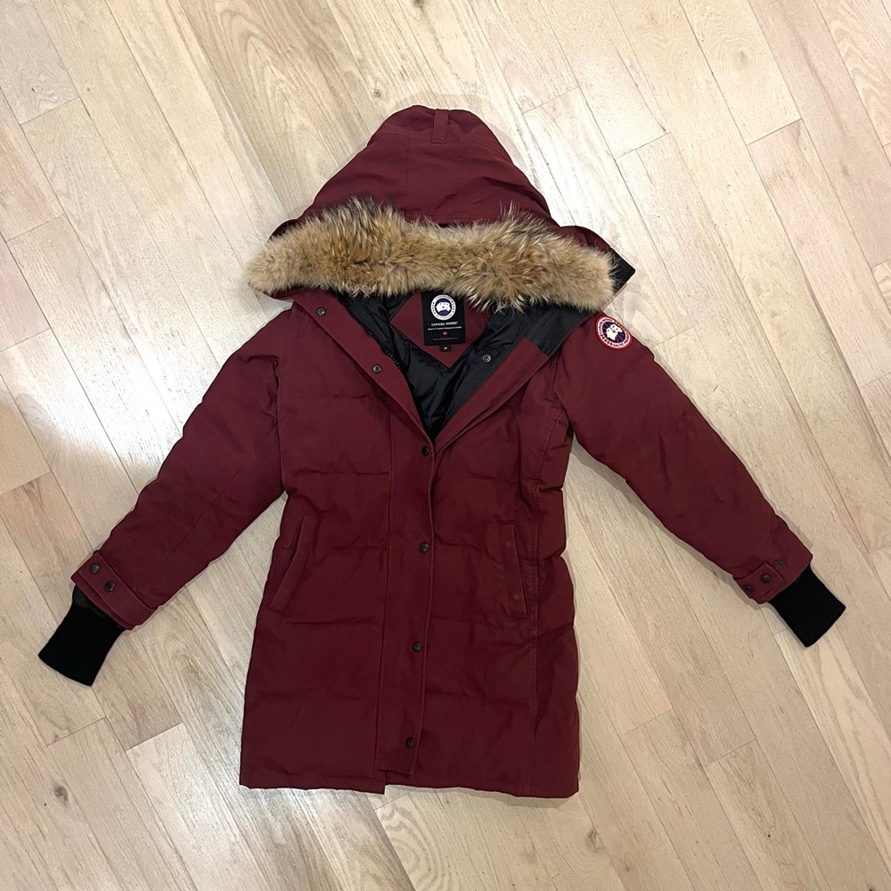 Canada Goose Shelburne Parka Bordeaux Small Midlength